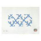 PS-75 Coral Lattice Clutch Insert - Blue Front View 