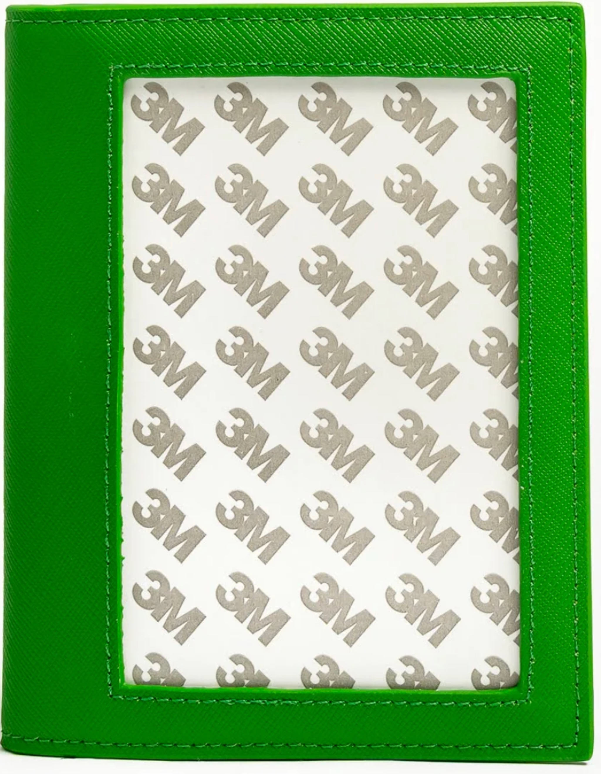 Self-Finishing Passport Cover-Kelly Green-Fancy Stitch