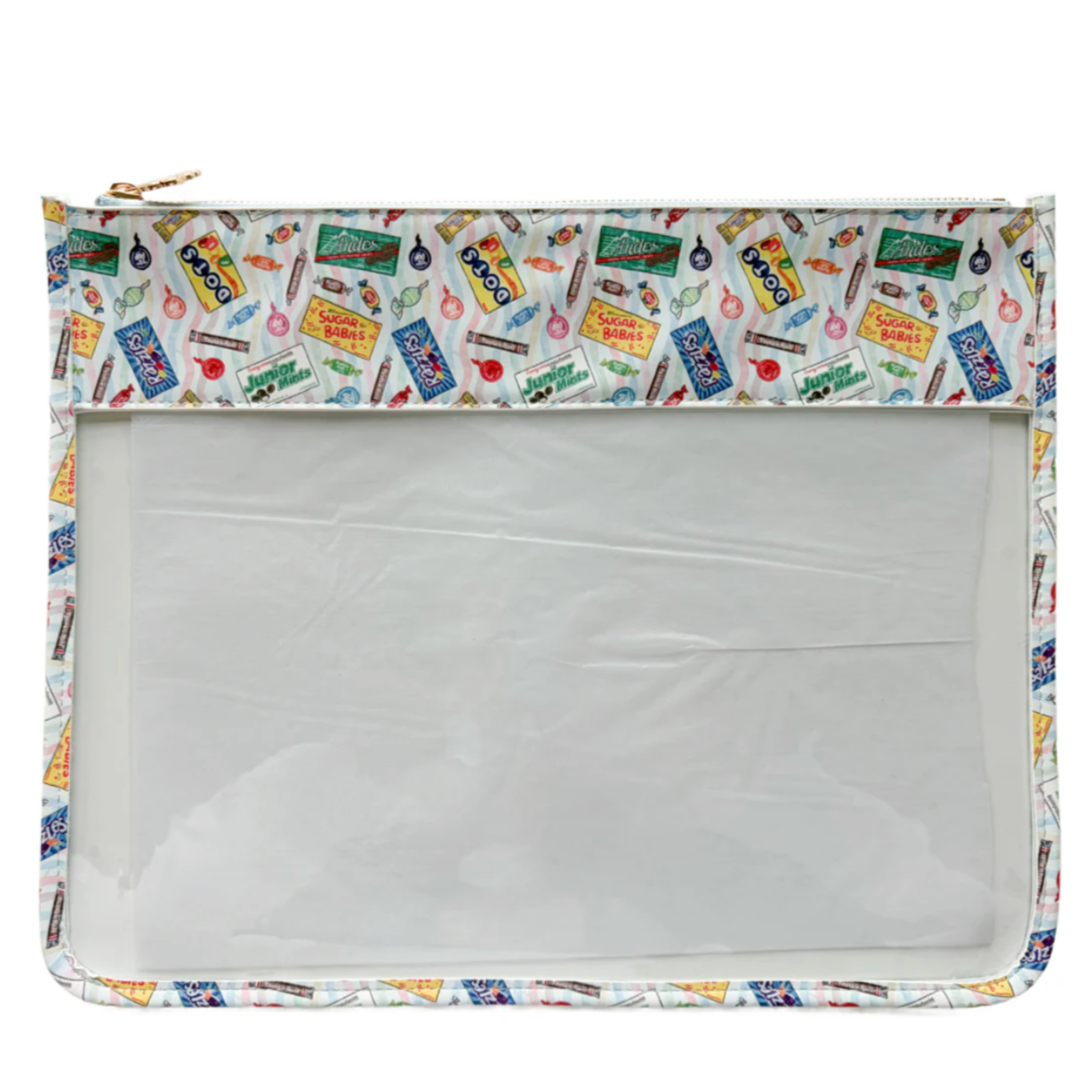 All Candy Pattern Leather Project Bag-The Fancy Stitch