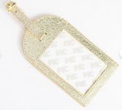 The Bag Tag-Gold Palm-Fancy Stitch