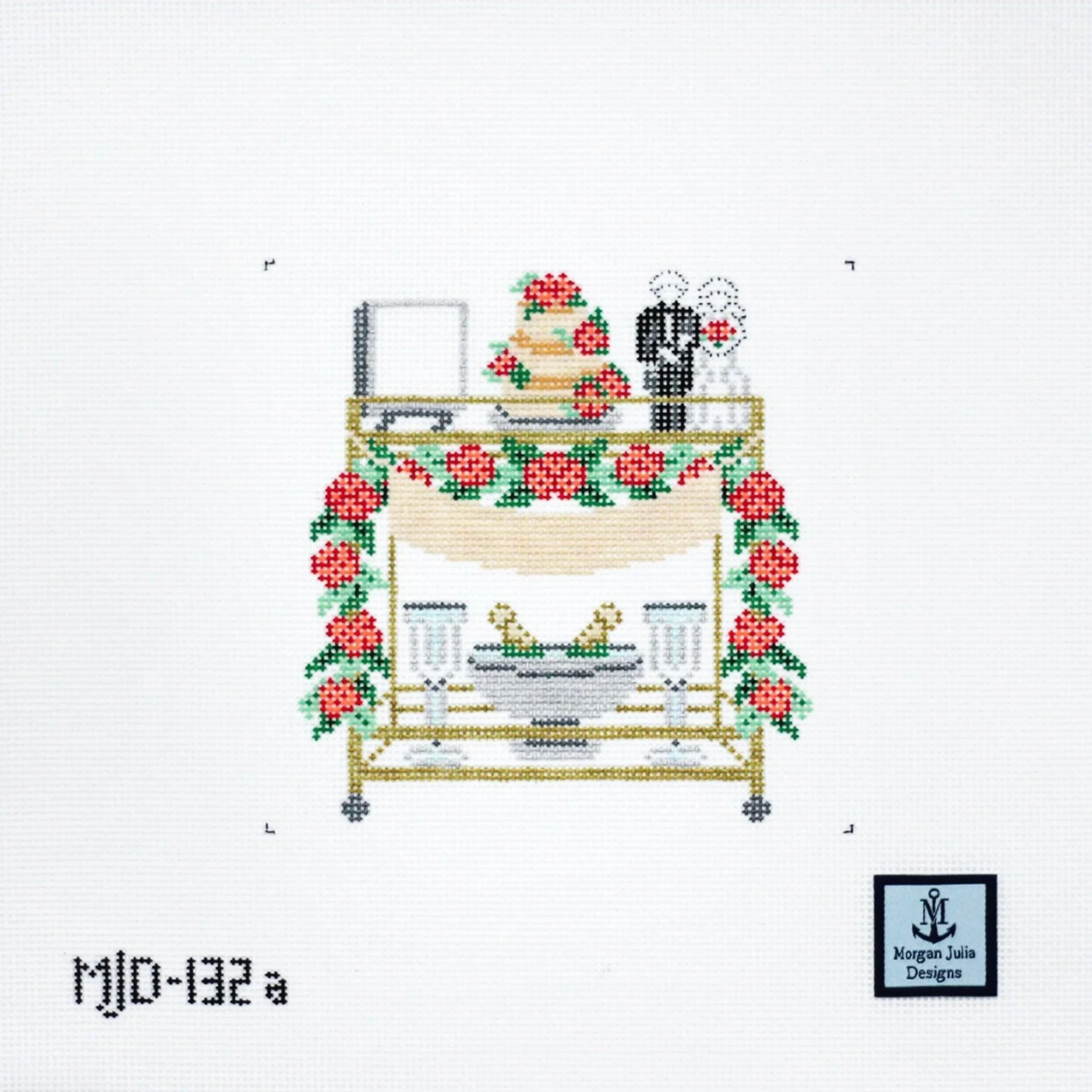 Wedding Bar Cart- Fancy Stitch