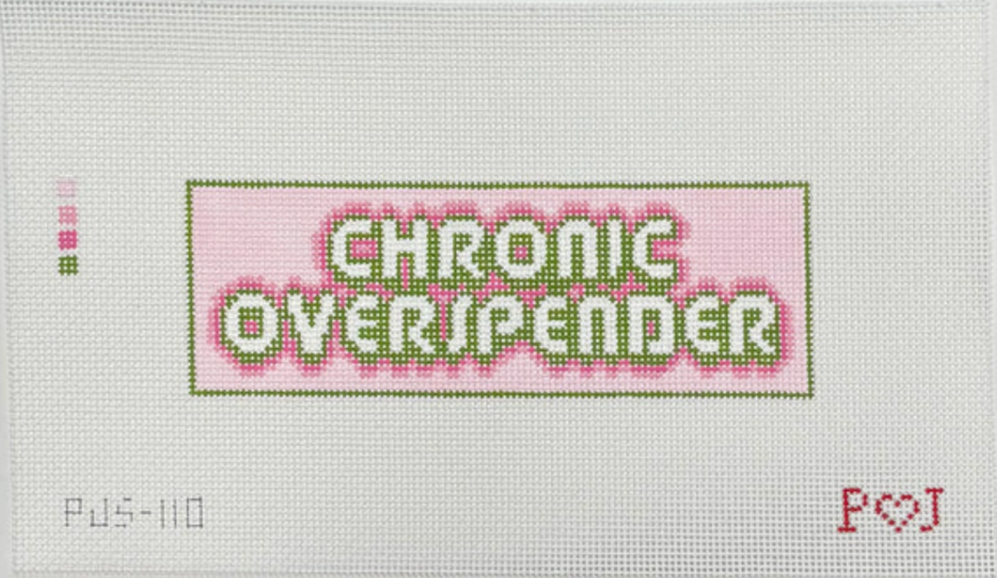 Chronic Overspender- Fancy Stitch