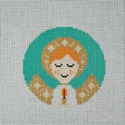 (WS) Angel Boy (Redhead) Round- The Fancy Stitch