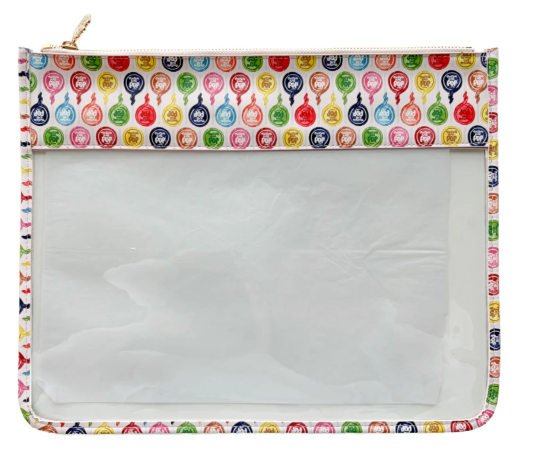 Pink Tootsie Pop Pattern Leather Project-The Fancy Stitch