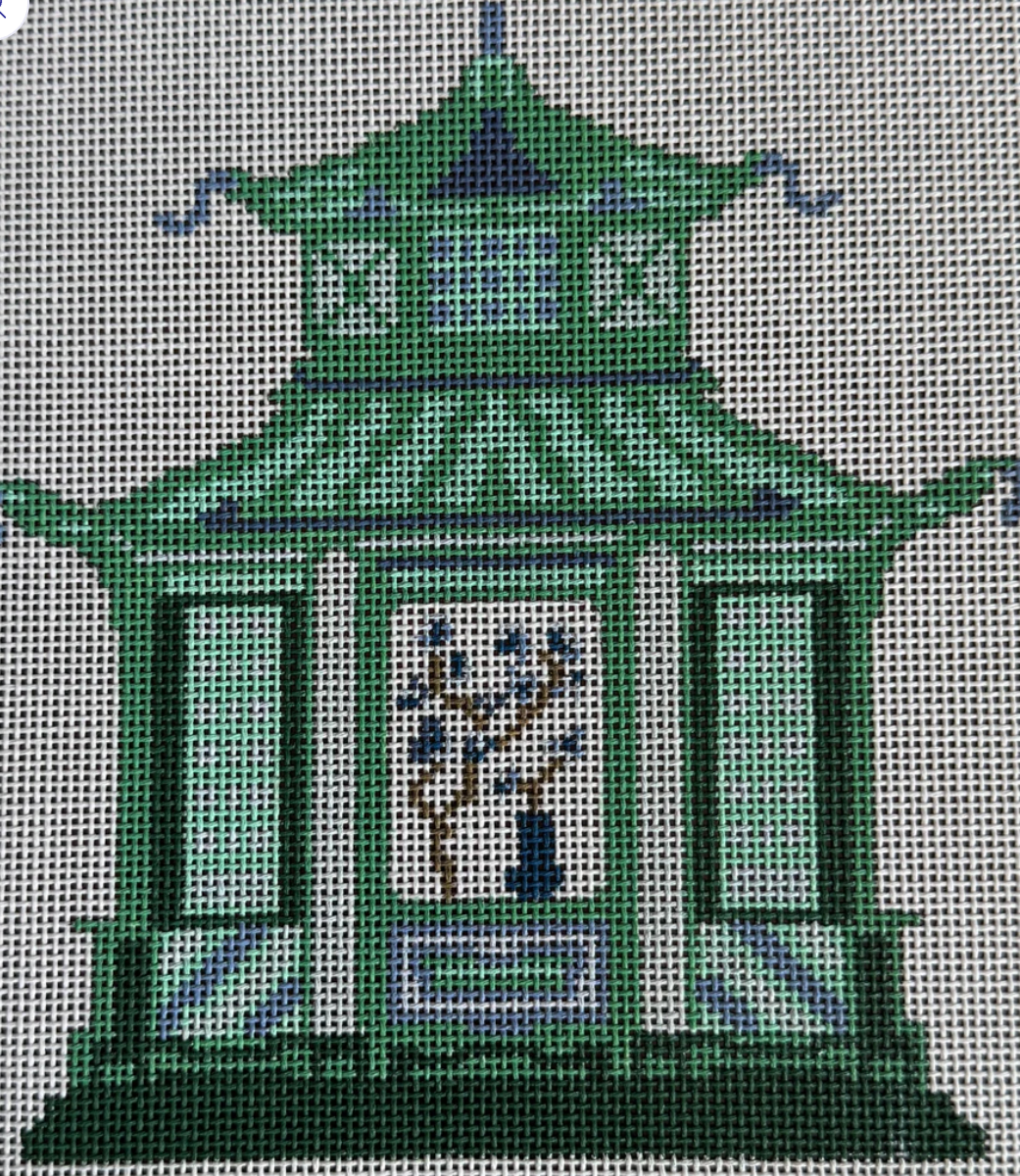 Green Pagoda-Facny Stitch