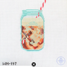 Frothy Iced Coffee- Fancy Stitch 