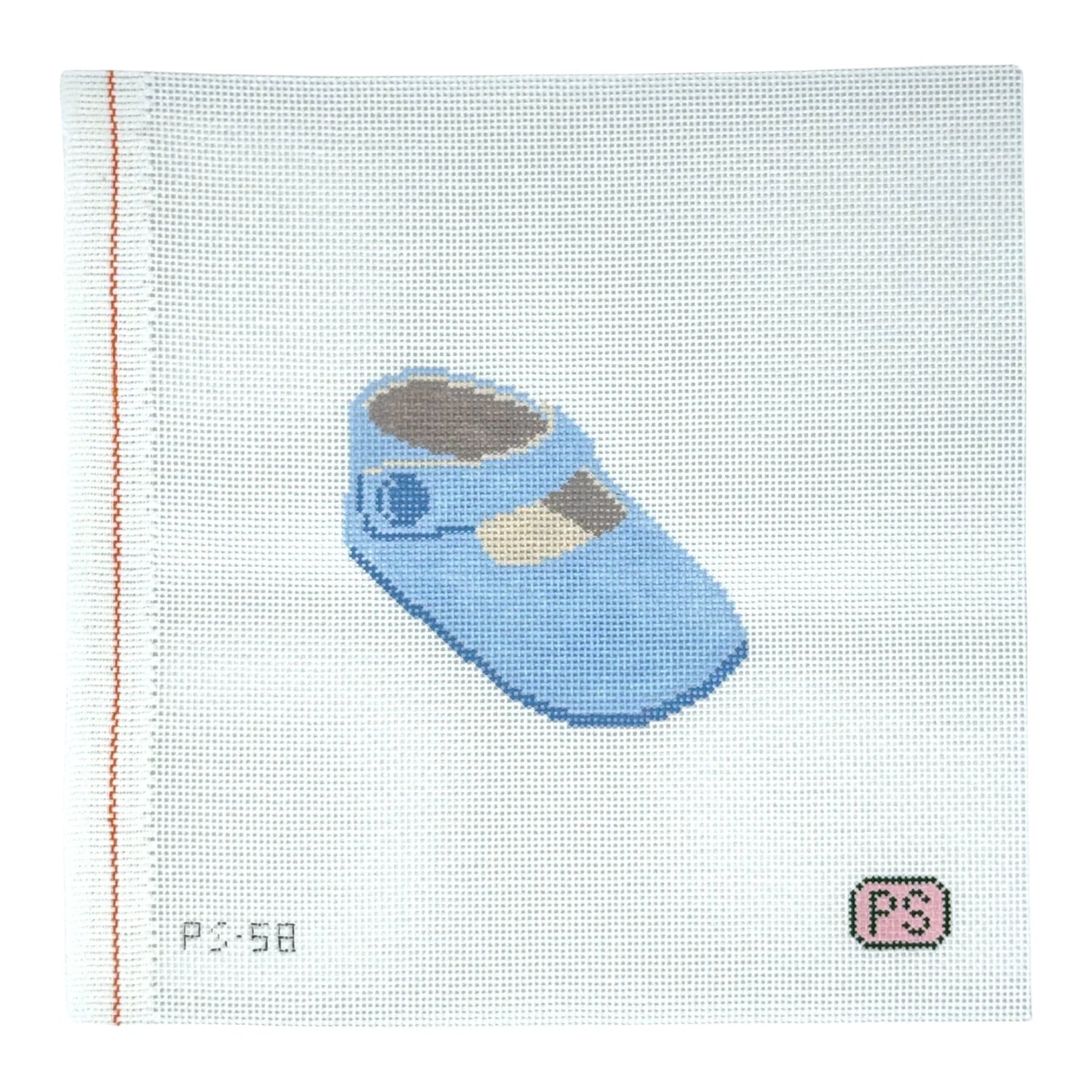 PS-58 Baby Boy Crib Shoe Front View 
