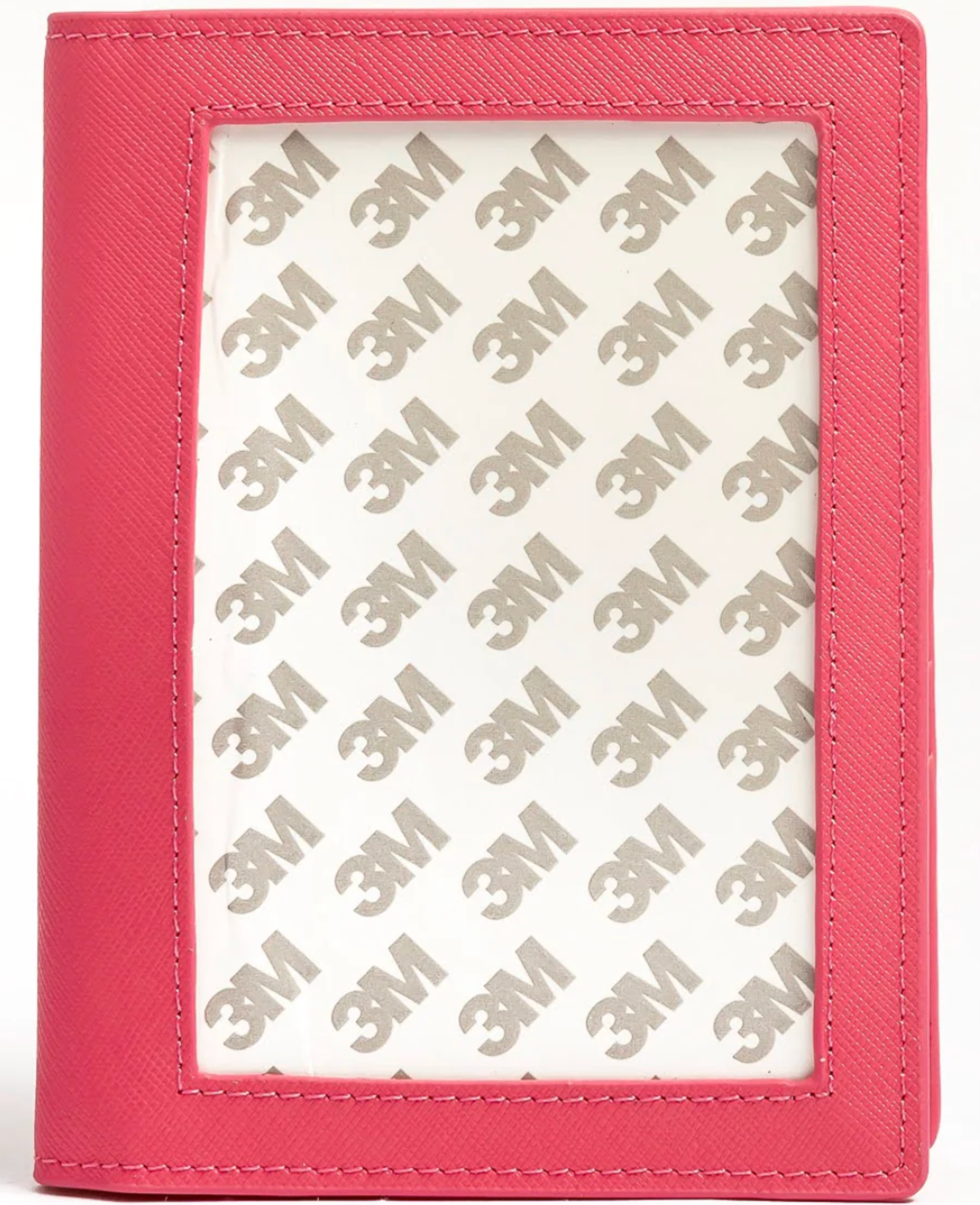 Self-Finishing Passport Cover-Hot Pink-Fancy Stitch