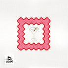 Dirty Martini Coaster- Fancy Stitch