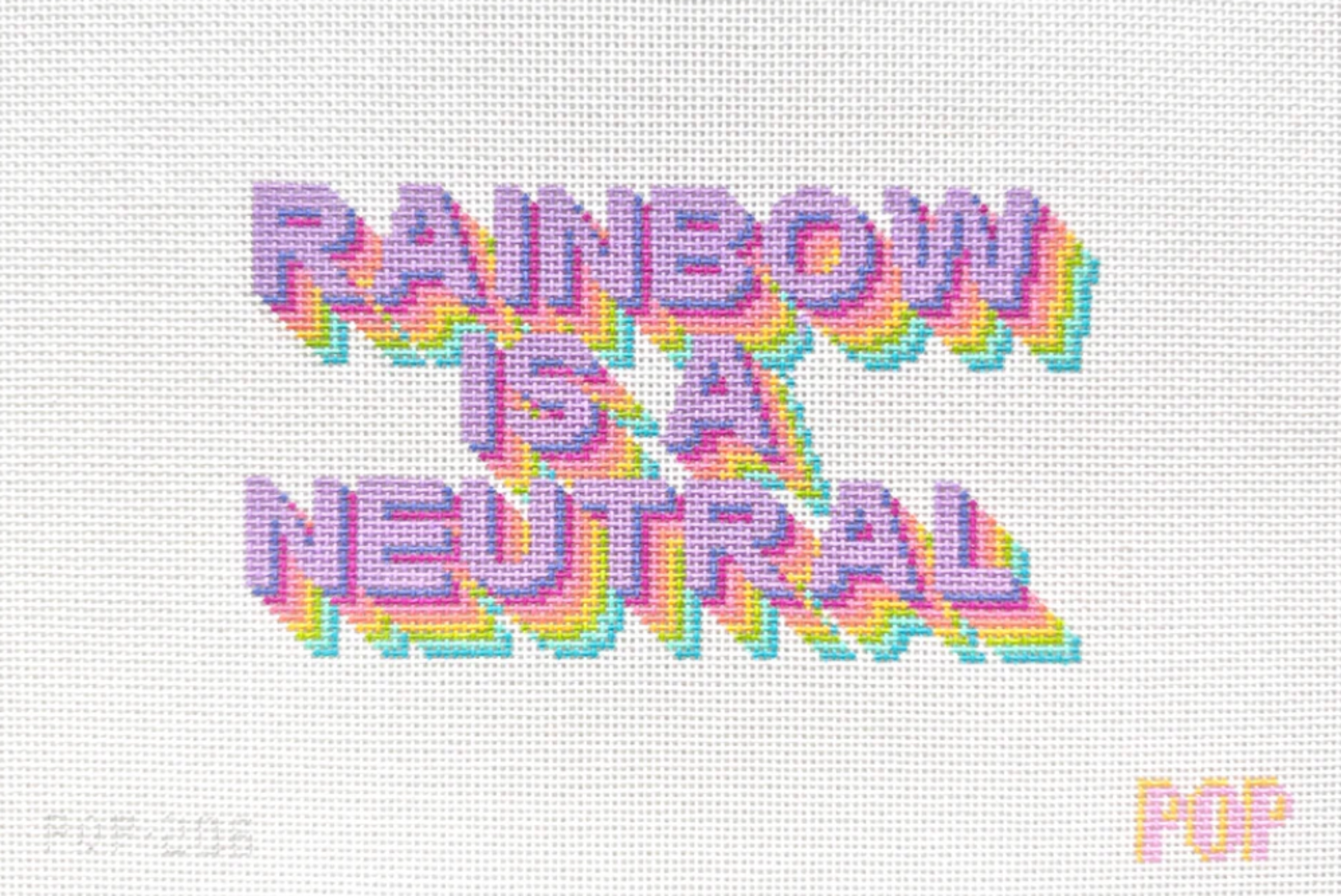 Rainbow is a Neutral-The Fancy Stitch