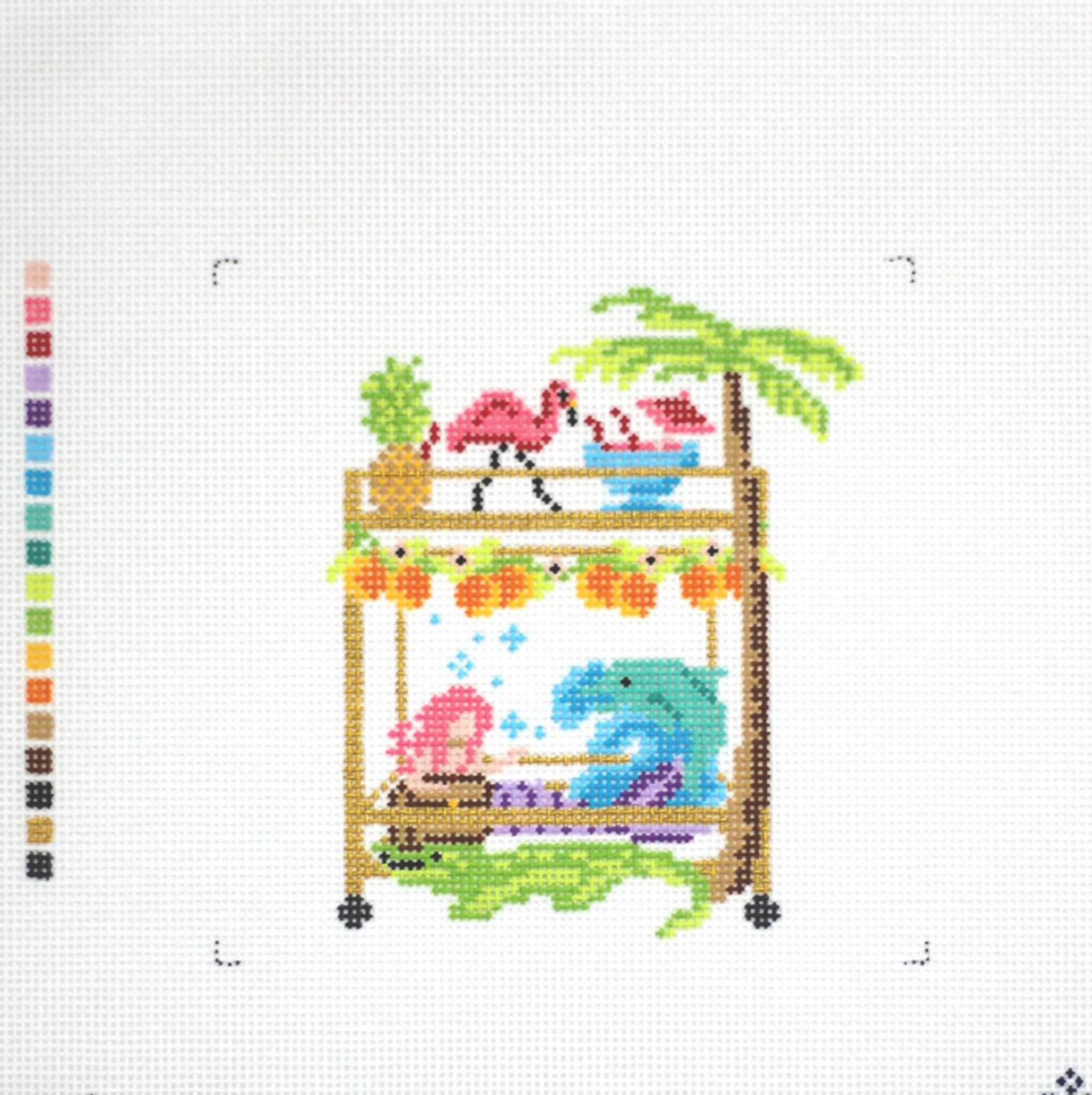 Resort Bar Cart- Fancy Stitch