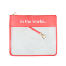 In The Works Project Bag in Coral-The Fancy Stitch