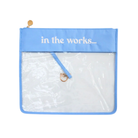 In The Works Project Bag in Light Blue-The Fancy Stitch