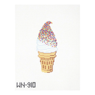 It's Sprinkles Ice Cream Cone-The Fancy Stitch