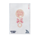 A needlepoint canvas featuring a baby rattle design with the text 'it's all good!' in pink, a pink bow, and the brand name 'PENNY CARR' in the bottom left corner.