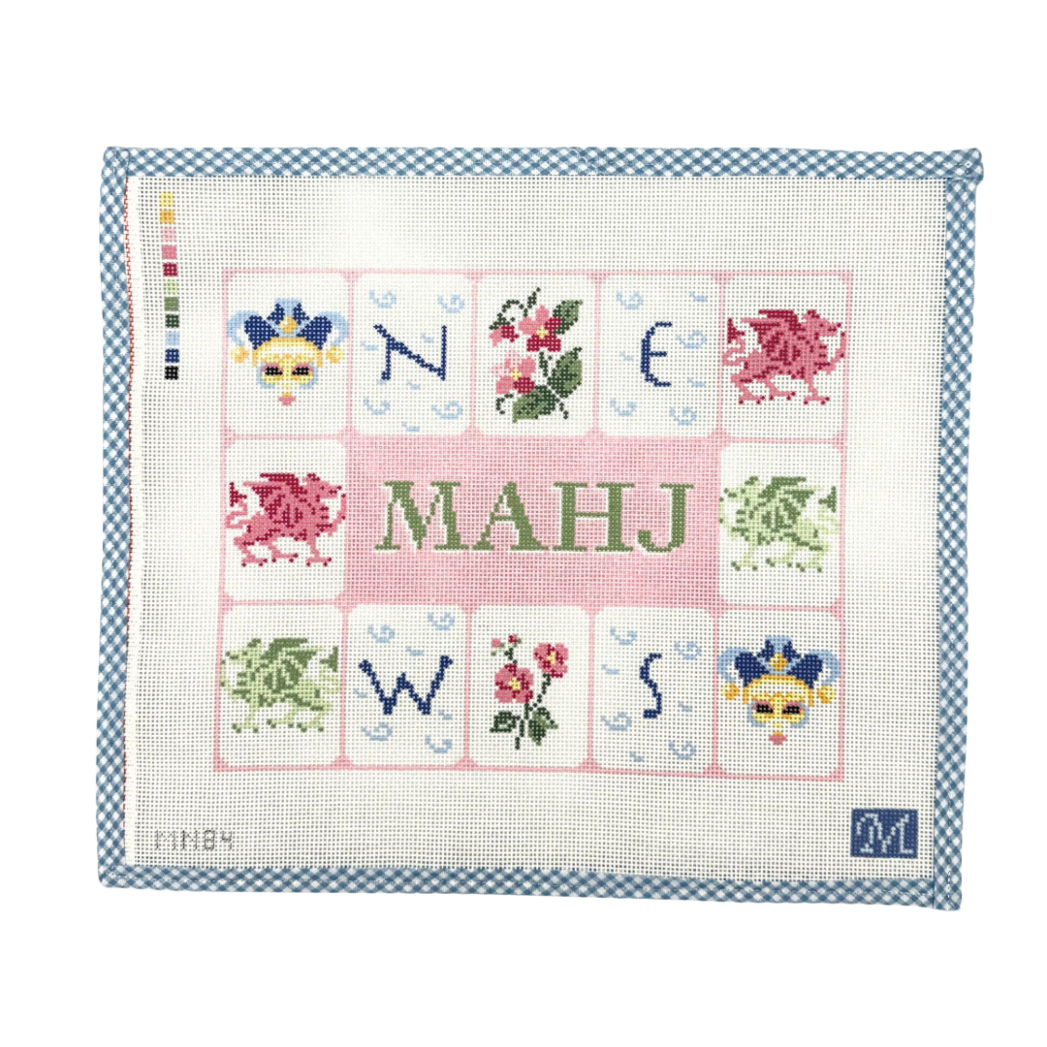Mahj Tile Pouch-The Fancy Stitch