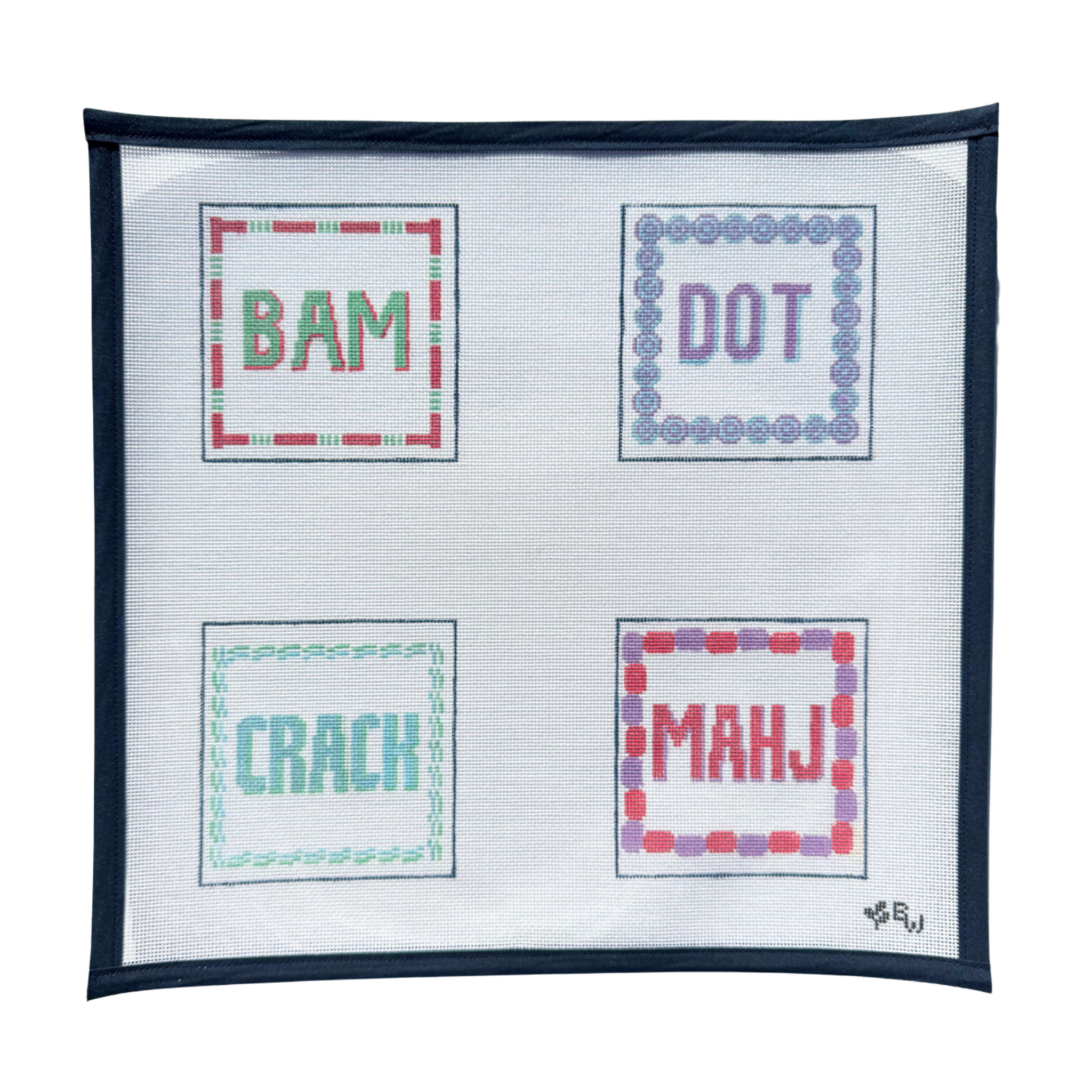 Mahjong Coaster Set-The Fancy Stitch