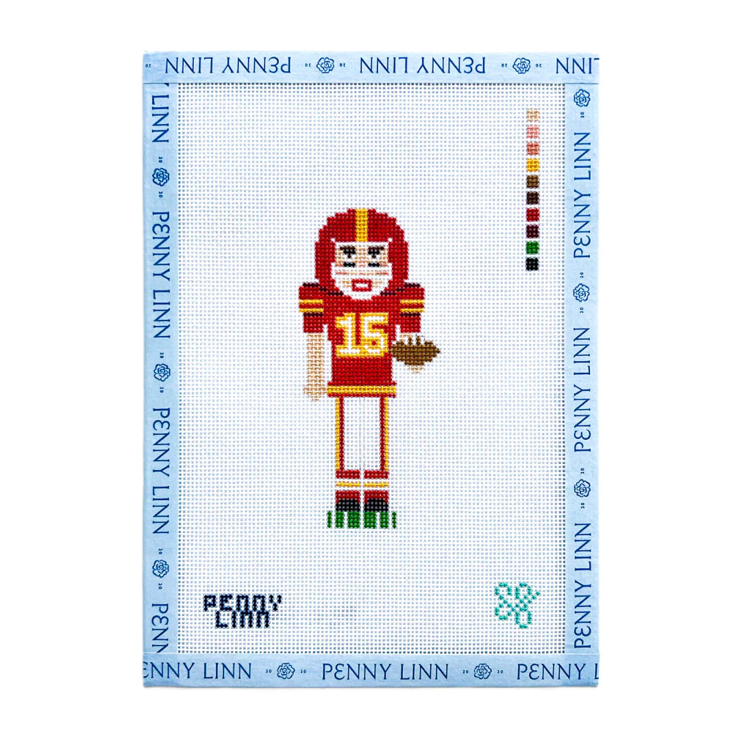 Mini Chiefs Nutracker-Fancy Stitch