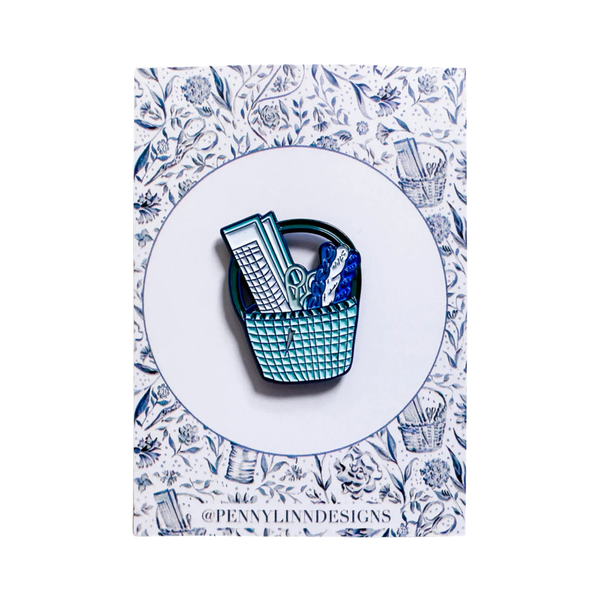 Needlepoint Basket Minder-Fancy Stitch