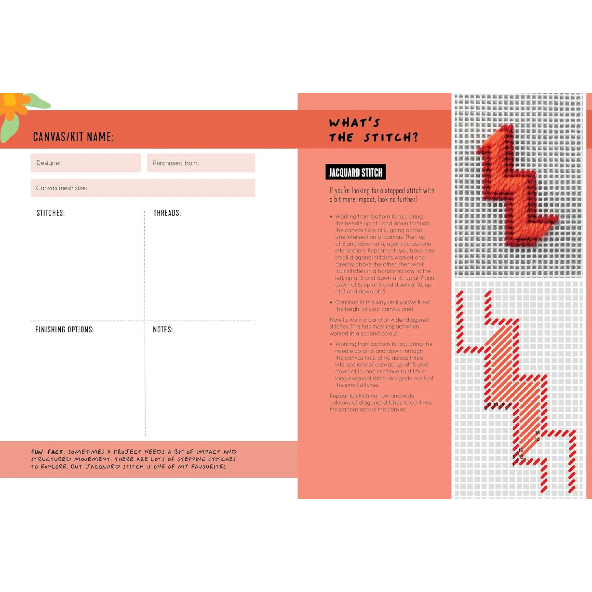 Needlepoint Journal-Fancy Stitch