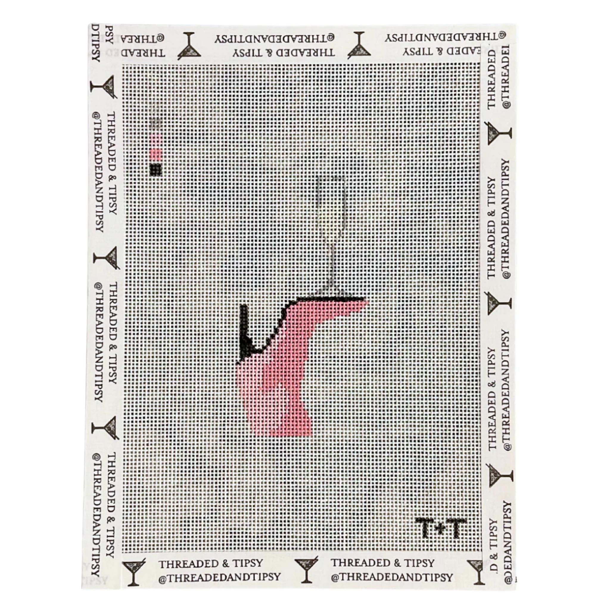 Pink Champagne & Boots-The Fancy Stitch