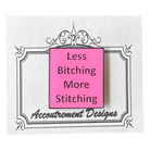 Pink Less Bitching More Stitching Needle Minder-The Fancy Stitch
