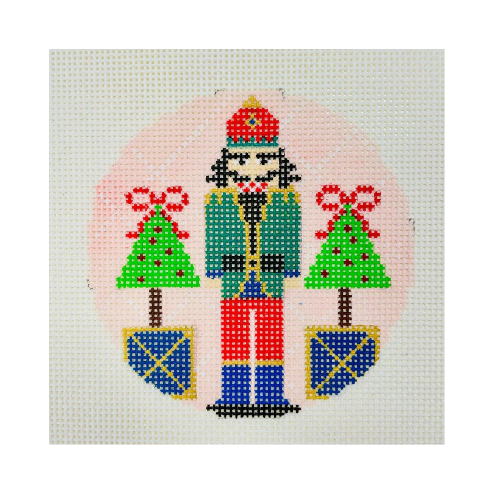 Pink Nutcracker Round-The Fancy Stitch