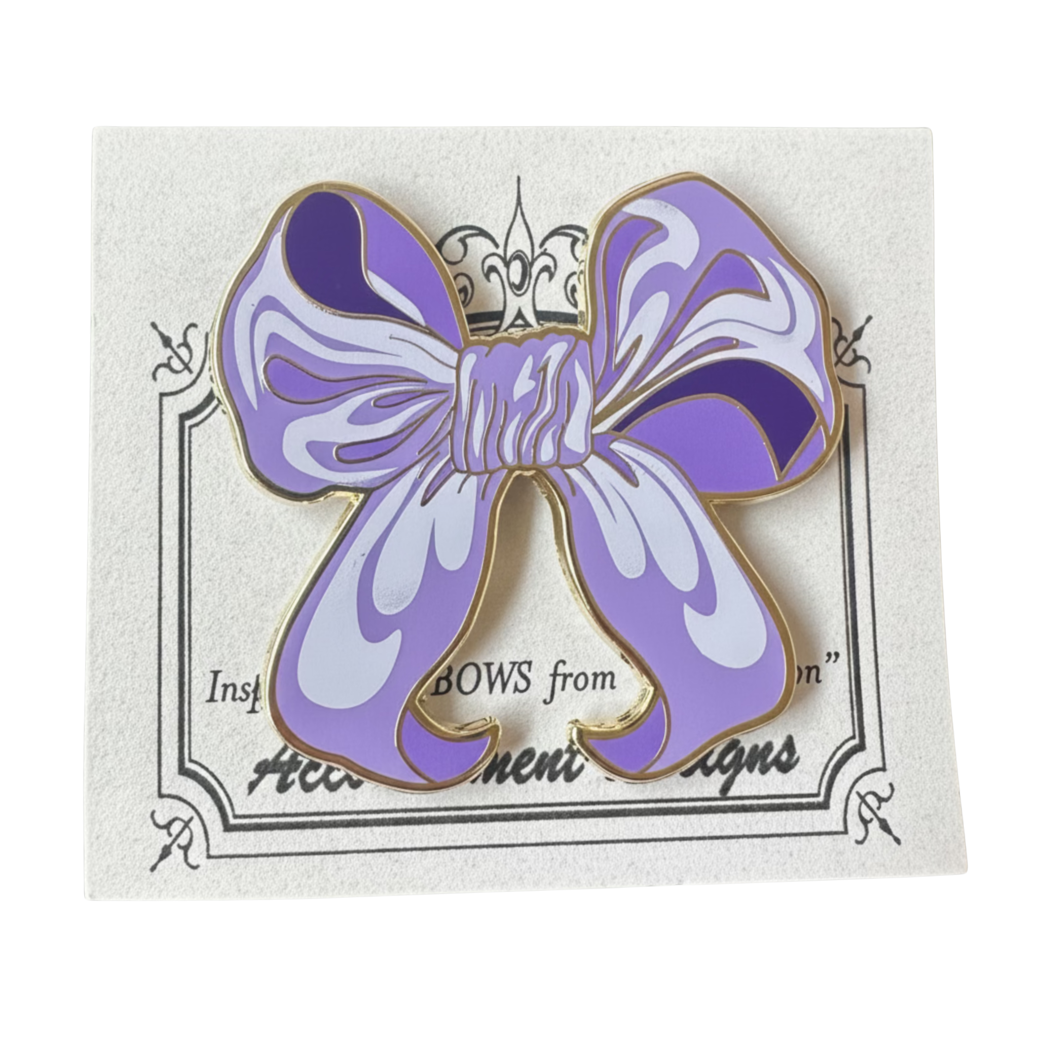 Purple Bow Needle Minder-The Fancy Stitch