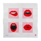 Red Lip Coaster Set-The Fancy Stitch