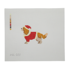 Santa Cavalier King Charles Spaniel-The Fancy Stitch