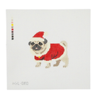 Santa Pug-The Fancy Stitch