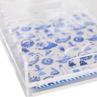 Scallop Acrylic Tray 8" Square-Fancy Stitch