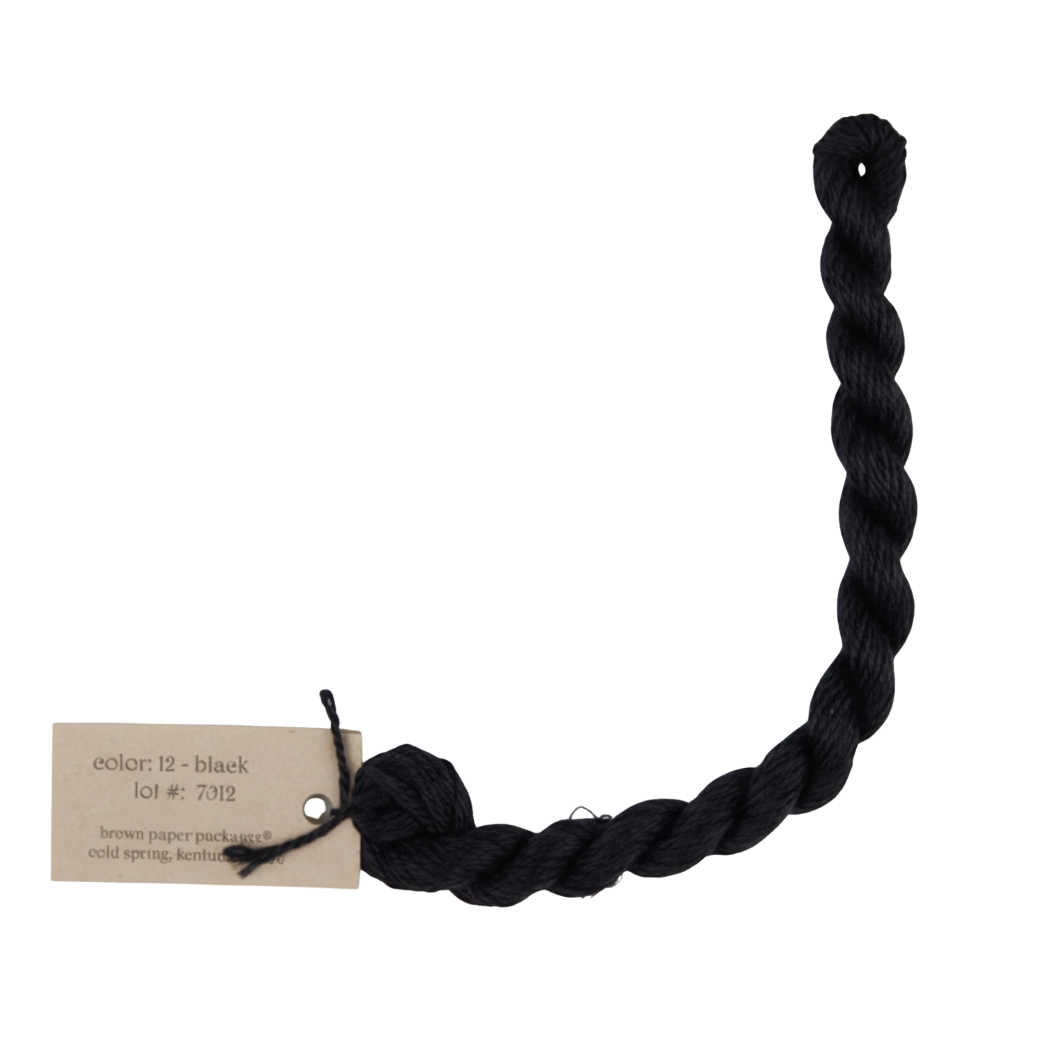 Silk & Ivory 012 Black-The Fancy Stitch