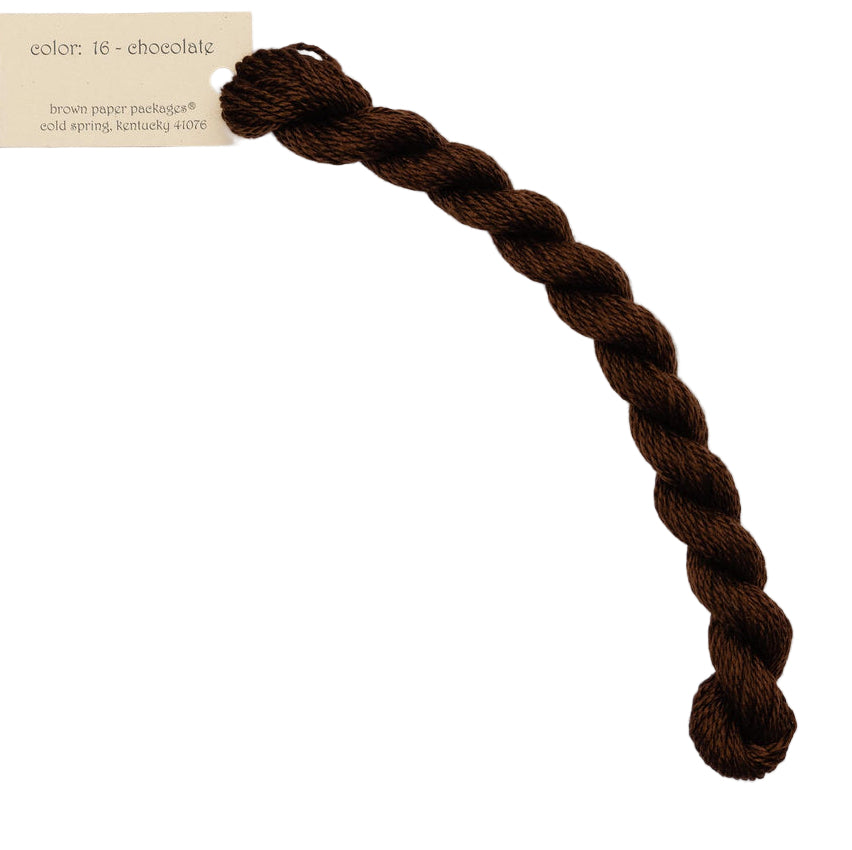 Silk & Ivory 016 Chocolate- The Fancy Stitch