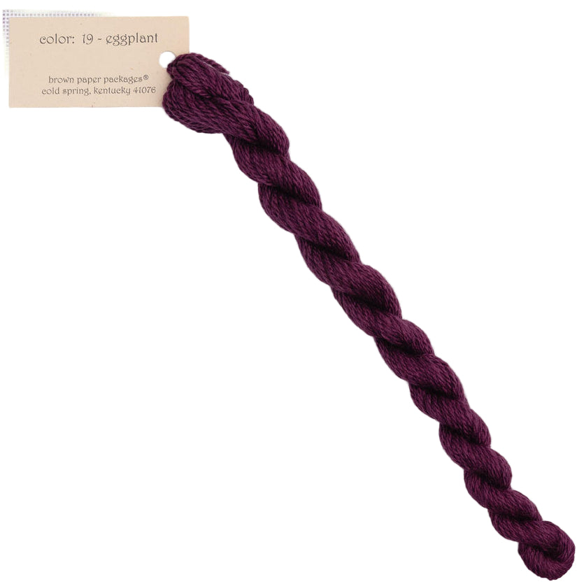 Silk & Ivory 019 Eggplant- The Fancy Stitch
