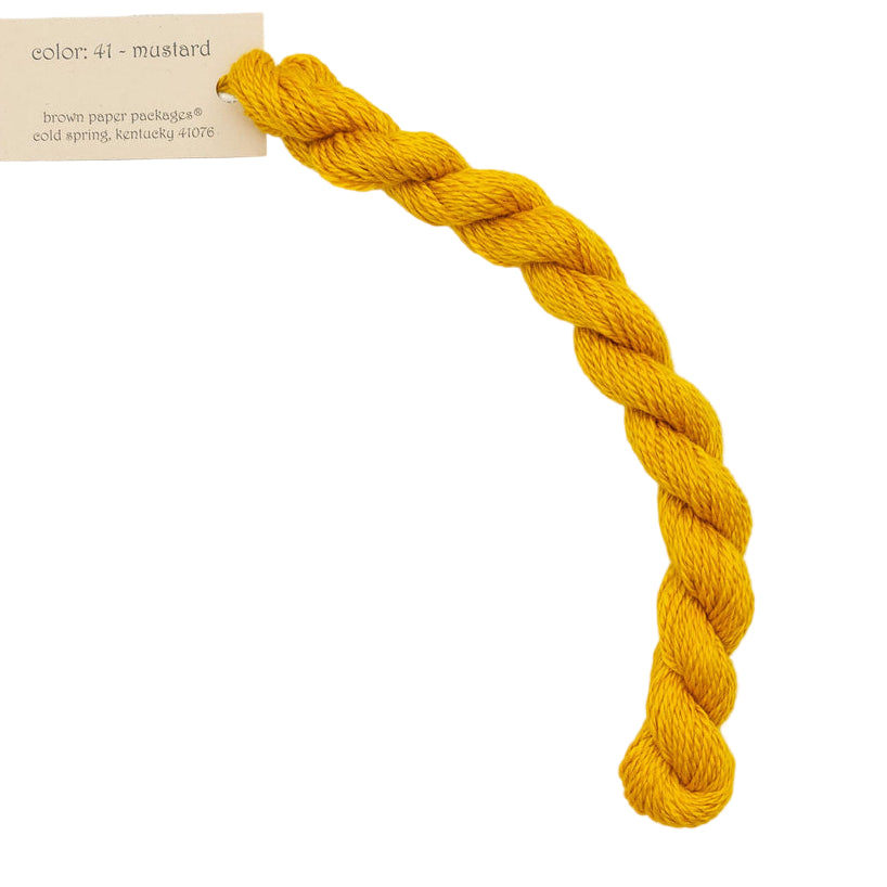 Silk & Ivory 041 Mustard- The Fancy Stitch