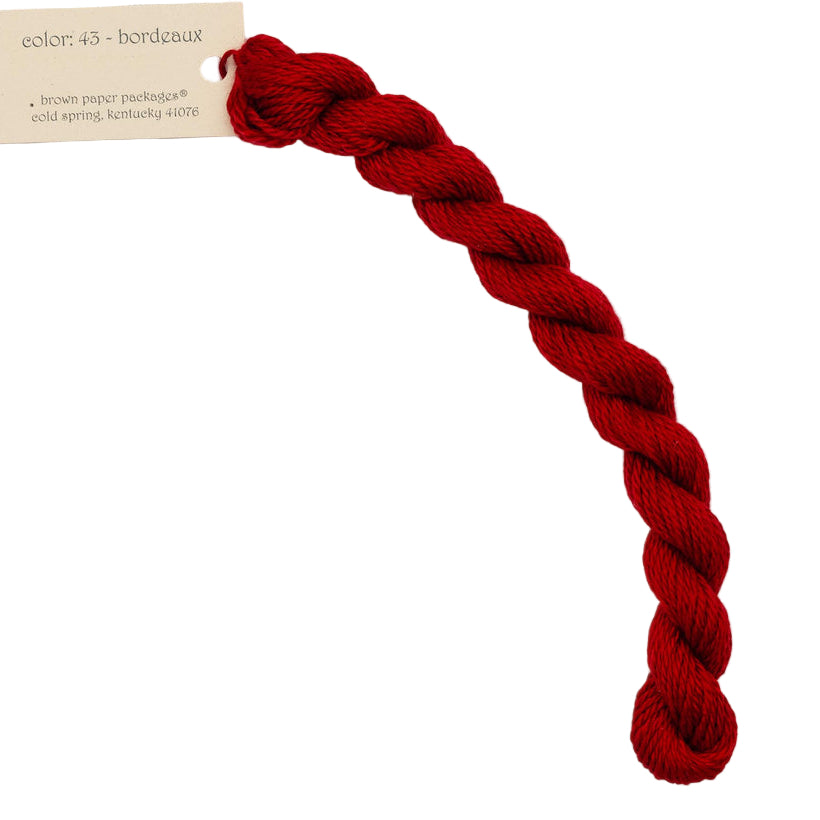 Silk & Ivory 043 Bordeaux- The Fancy Stitch