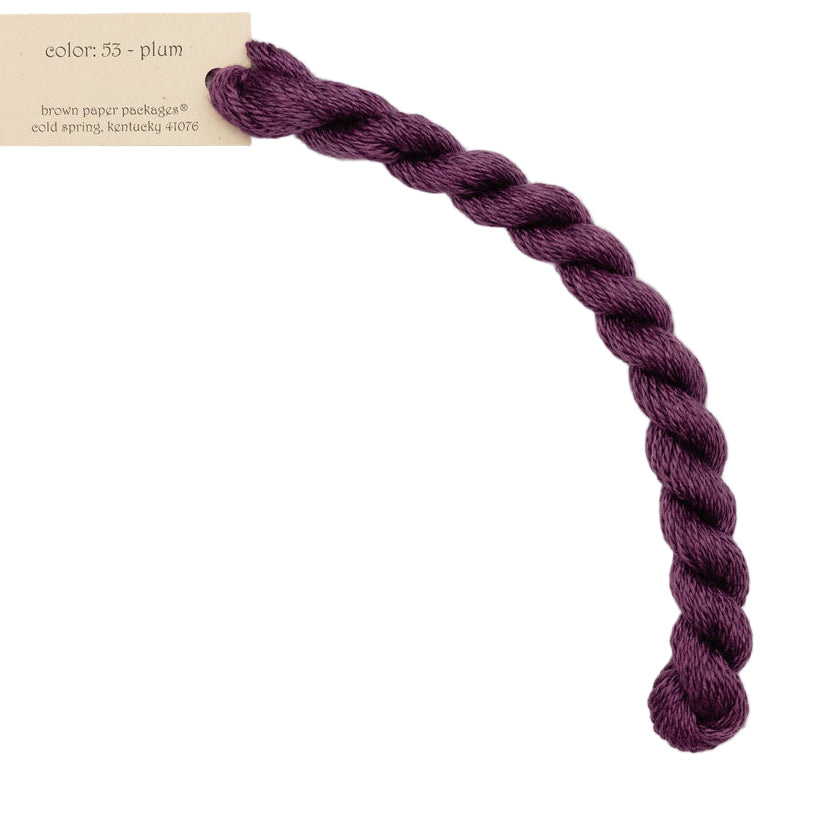 Silk & Ivory 053 Plum- The Fancy Stitch