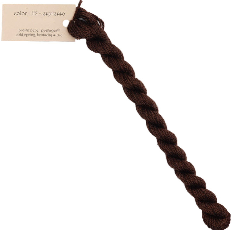 Silk & Ivory 112 Espresso- The Fancy Stitch