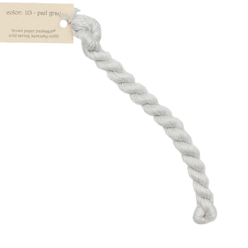 Silk & Ivory 113 Pail Gray- The Fancy Stitch