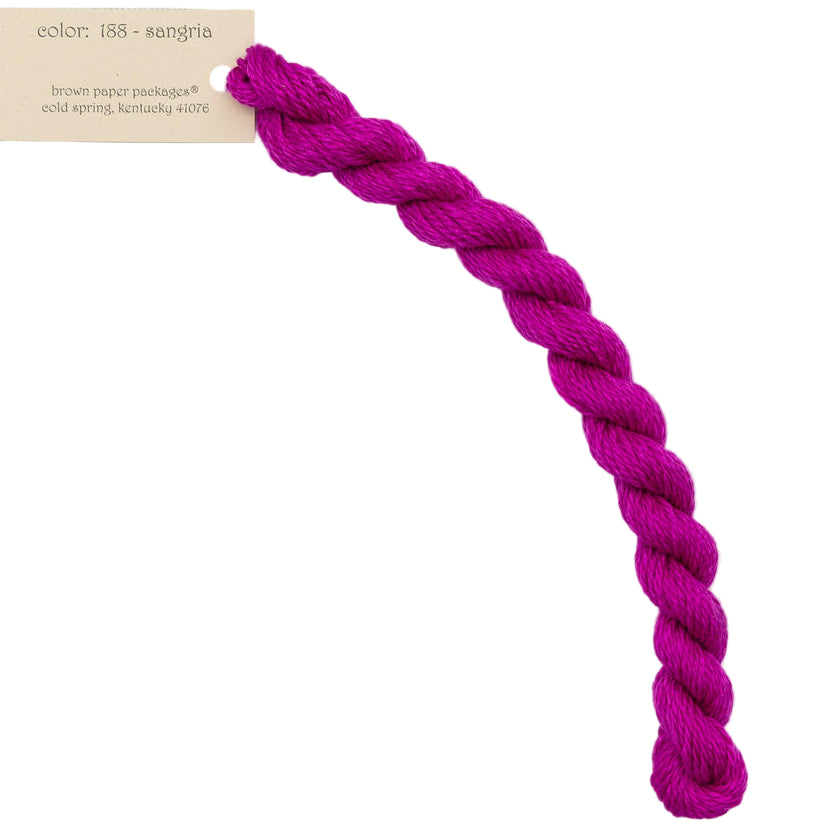 Silk & Ivory 188 Sangria- The Fancy Stitch