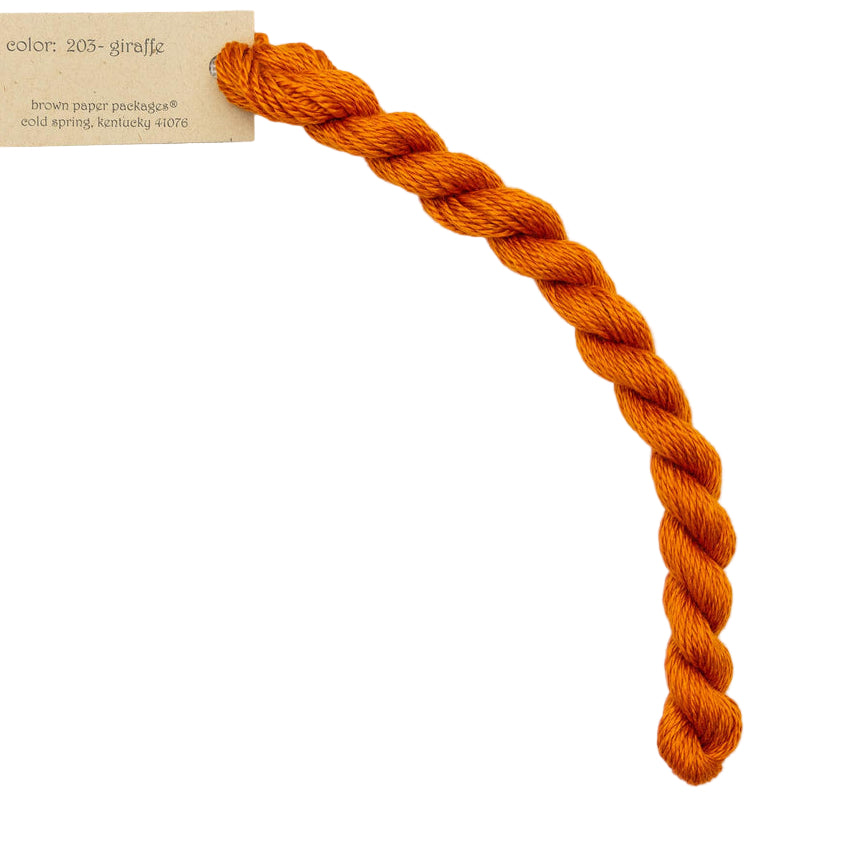 Silk & Ivory 203 Giraffe- The Fancy Stitch