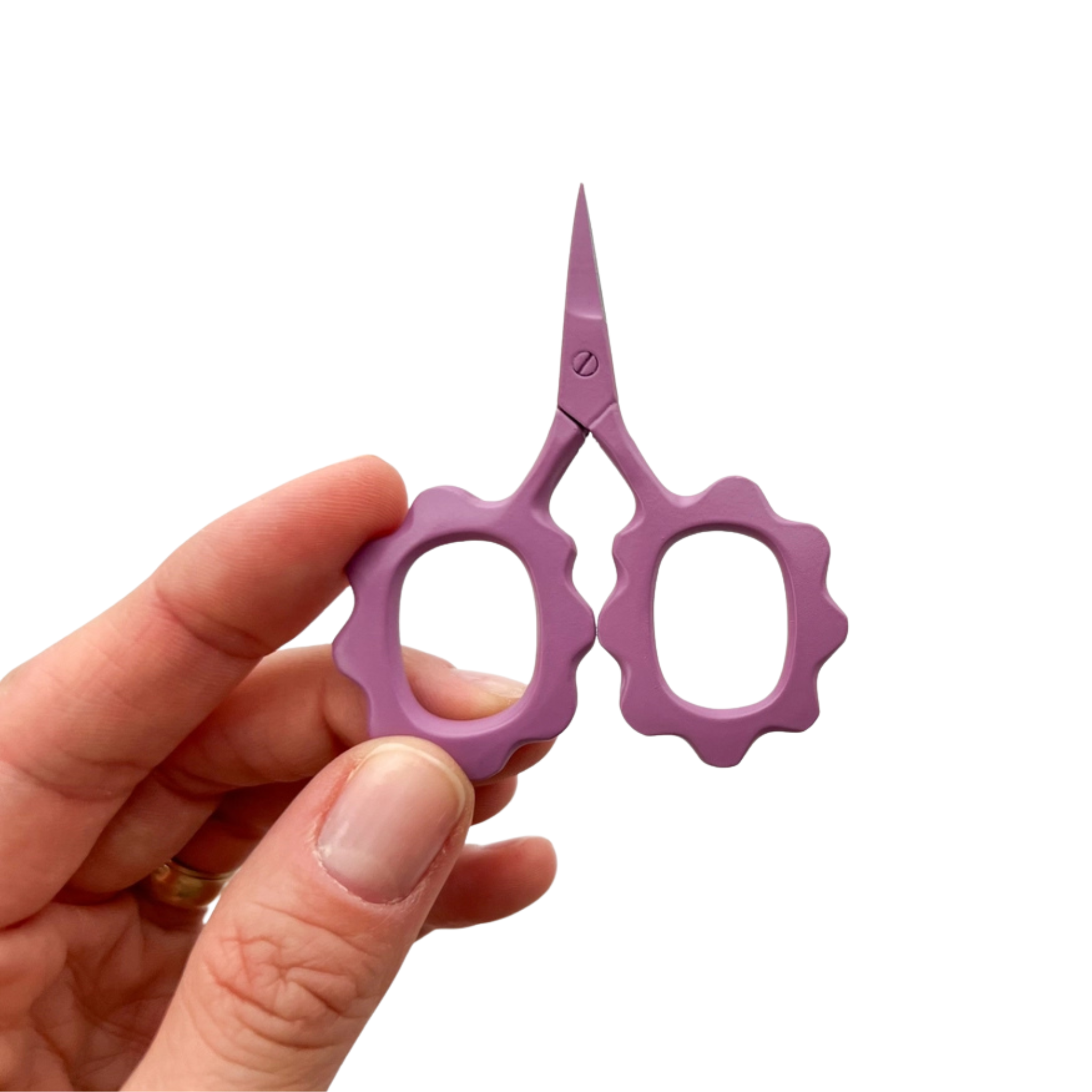 Small Flower Scissors in Lilac-The Fancy Stitch