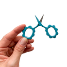 Small Flower Scissors in Ocean-The Fancy Stitch