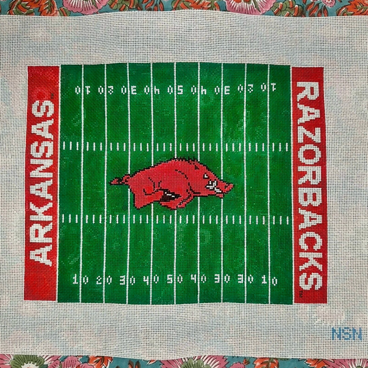 Razorback Field 11x14 Tray Insert – The Fancy Stitch
